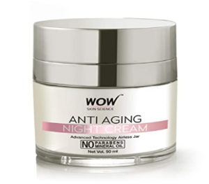 image result for WOW anti-aging night - Tan removal cream