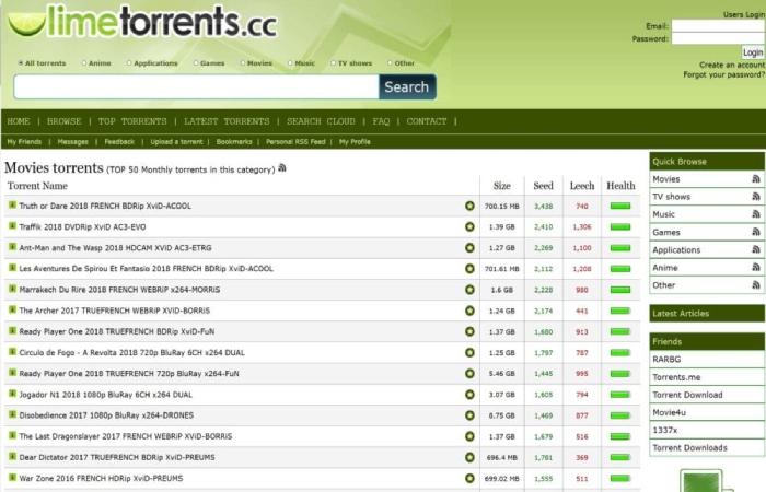 image result for limetorrent - TorrentKing