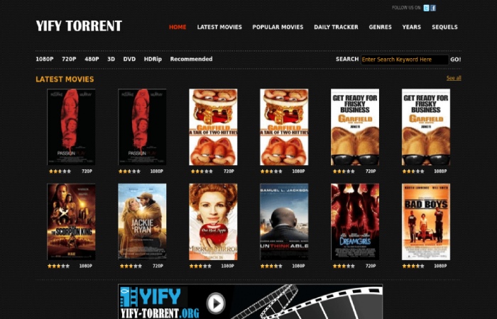 image result for yify torrent - torrentking