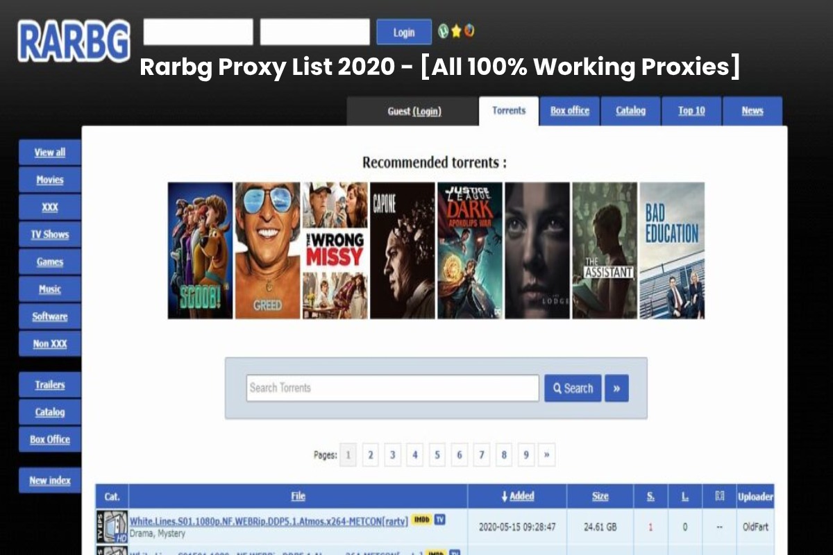 ProxyRarbg rarbg proxy List RARBG Torrents, Films, Download