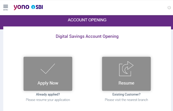 onlinesbi - savings bank account