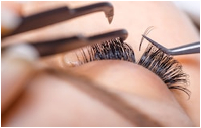 brush the lashes