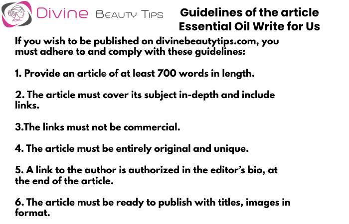 Essential Oil Guidelines
