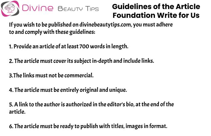 guidelines Foundation write for us (3)