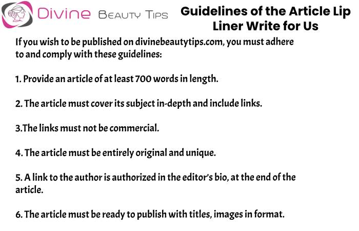 guidelines Lip Liner write for us(7)