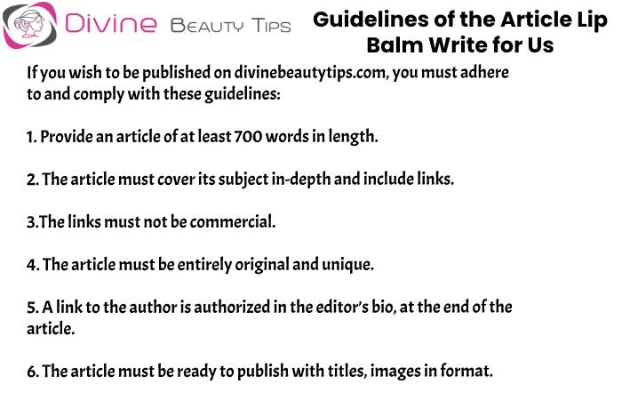 guidelines Lip Balm write for us(8)