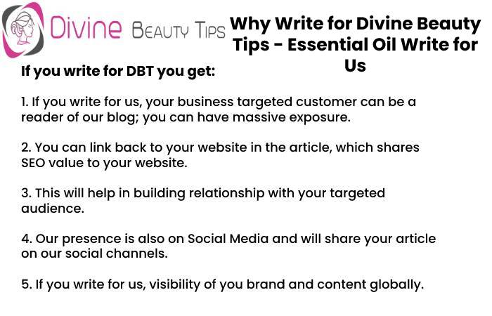 Essential Oil Why Write for Us