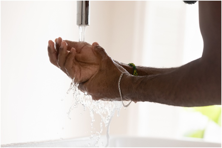 Washing hands