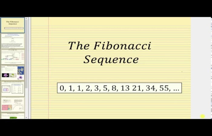About Fibonacci sequence